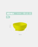 Beaba Bol din silicon cu ventuză Verde - imagine 3