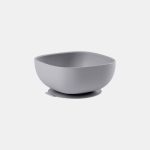 Beaba Bol din silicon cu ventuză Grey