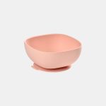Beaba Bol din silicon cu ventuză Pink