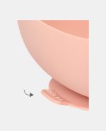 Beaba Set de masă din silicon cu două piese Pink - imagine 4
