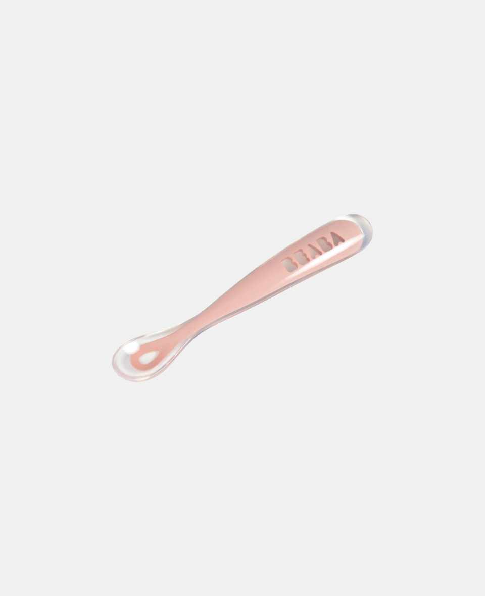B913464.jpg Beaba Linguriță din silicon Pink - imagine 1