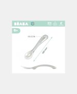 Beaba Linguriță din silicon +8 luni Grey - imagine 3