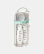 Beaba Set linguriță și furculiță pentru bebeluși Grey - imagine 4