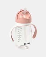 Beaba Căniță cu pai 300ml Pink - imagine 2