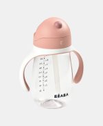 Beaba Căniță cu pai 300ml Pink - imagine 3