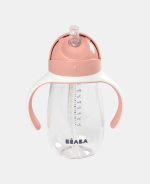 Beaba Căniță cu pai 300ml Pink - imagine 4