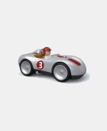 Baghera mașinuță Sports Car Silver - imagine 2