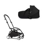 Stokke YOYO3 cadru negru și landou pentru căruciorul Babyzen YOYO² Black