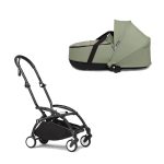 Stokke YOYO3 cadru negru și landou pentru căruciorul Babyzen YOYO² Olive