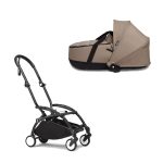 Stokke YOYO3 cadru negru și landou pentru căruciorul Babyzen YOYO² Taupe