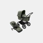 Cărucior pentru copii 2-în-1 Bugaboo Fox 3 Black/ Forest Green