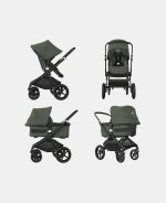 Cărucior pentru copii 2-în-1 Bugaboo Fox 3 Black/ Forest Green - imagine 4