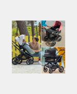 Cărucior pentru copii 2-în-1 Bugaboo Fox 3 Black/ Forest Green - imagine 8