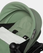 Cărucior Babyzen YOYO² pentru nou născuți cu cadru negru și pachet 0+ peppermint - imagine 4