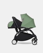 Cărucior Babyzen YOYO² pentru nou născuți cu cadru negru și pachet 0+ peppermint - imagine 5