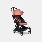 Babyzen YOYO² cu cadru alb și pachet 6+ ginger