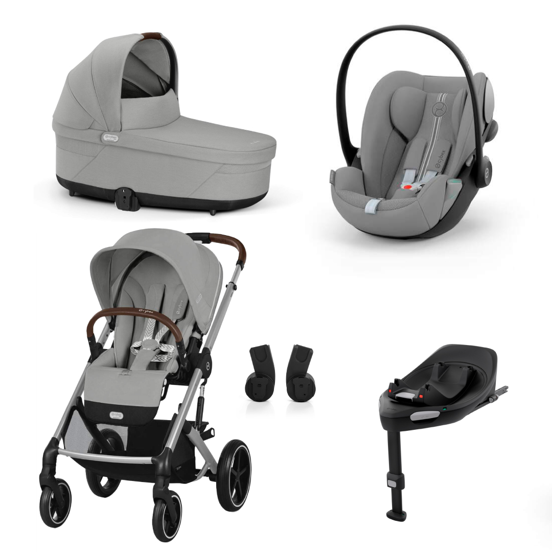 Bundle-M-Balios-S-lux-Stone-Grey.jpg Carucior 3 in 1 Balios Set M Stone Grey - imagine 1