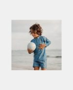 Bluza cu maneca lunga cu protectie UV 50+ - Sea Life Blue - imagine 4