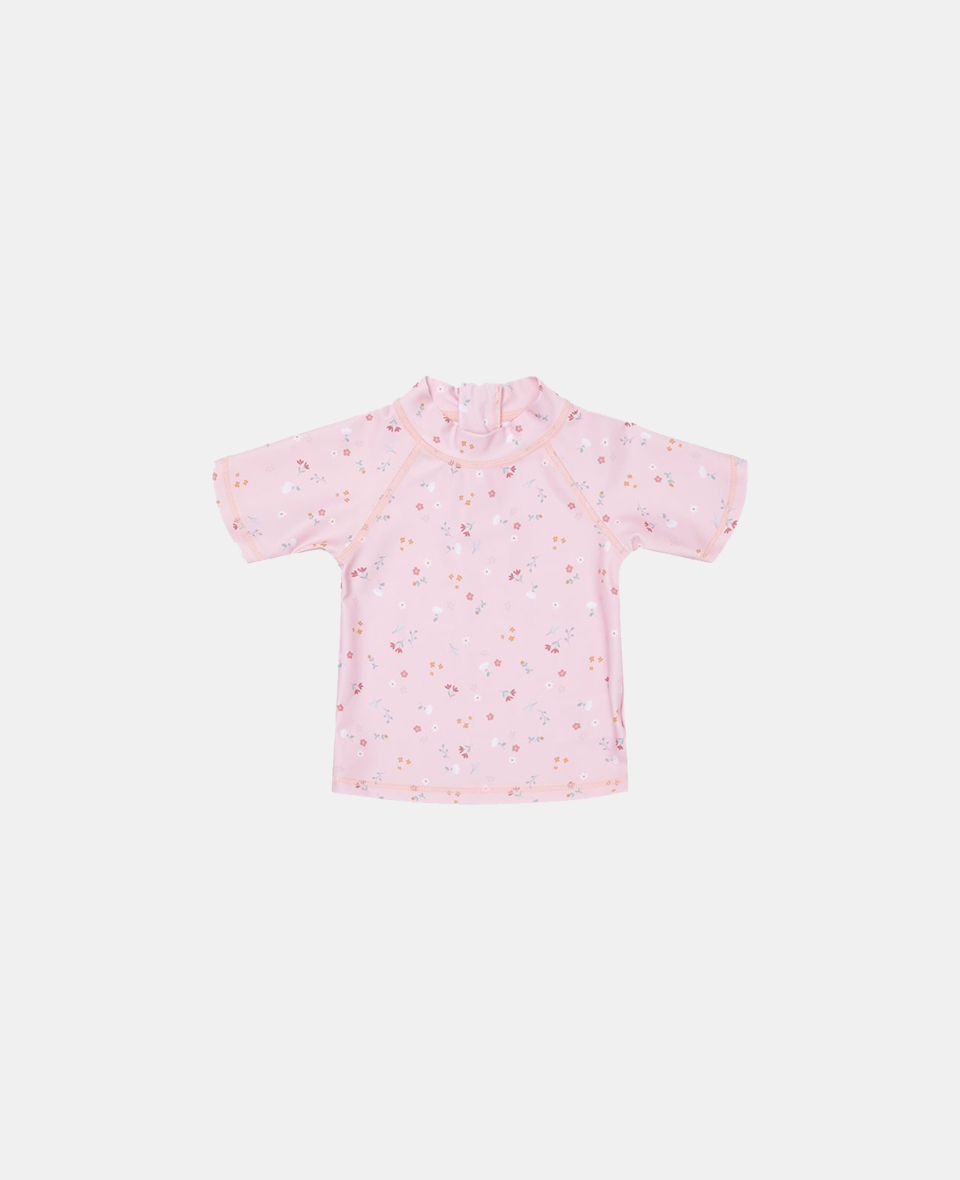 CL12443316.jpg Tricou cu protectie UV 50+ - Little Pink Flowers - imagine 1
