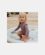 Bluza cu maneca lunga cu protectie UV 50+ - Mauve Blossom - imagine 4