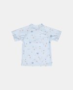Little Dutch tricou cu protecție UV 50+ pentru copii Sailors Bay Blue 62/68 - imagine 3