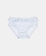 Little Dutch slipi pentru înot cu volănașe pentru fetițe Daisies Blue - imagine 2