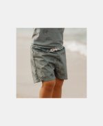 Sort pentru baie cu protectie UV 50+ - Turtle Island Olive - imagine 4