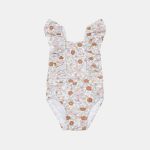 Costum de baie cu protectie UV 50+ - Vintage Little Flowers