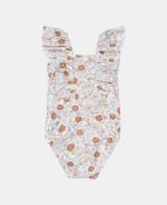 Costum de baie cu protectie UV 50+ - Vintage Little Flowers - imagine 3