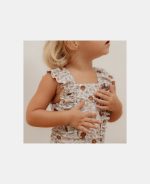 Costum de baie cu protectie UV 50+ - Vintage Little Flowers - imagine 4