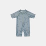Costum de baie intreg copii cu protectie UV 50+ - Turtle Island Olive