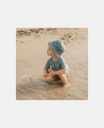 Costum de baie intreg copii cu protectie UV 50+ - Turtle Island Olive - imagine 3