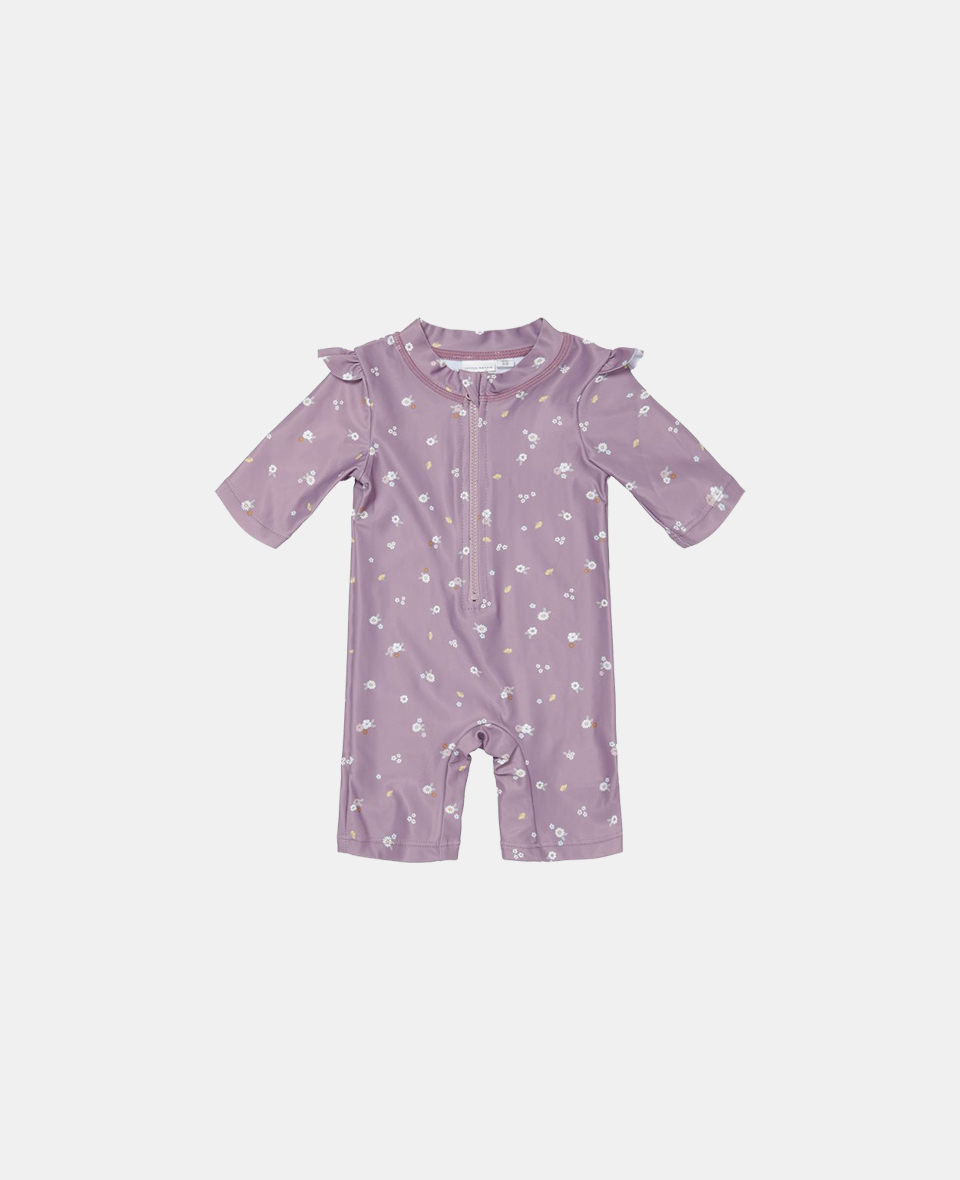 CL45473317.jpg Costum de baie intreg copii cu protectie UV 50+ - Mauve Blossom - imagine 1