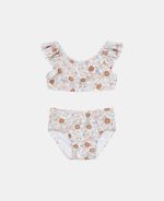 Costum de baie cu doua piese cu protectie UV 50+ - Vintage Little Flowers