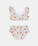 Costum de baie cu doua piese cu protectie UV 50+ - Vintage Little Flowers - imagine 3