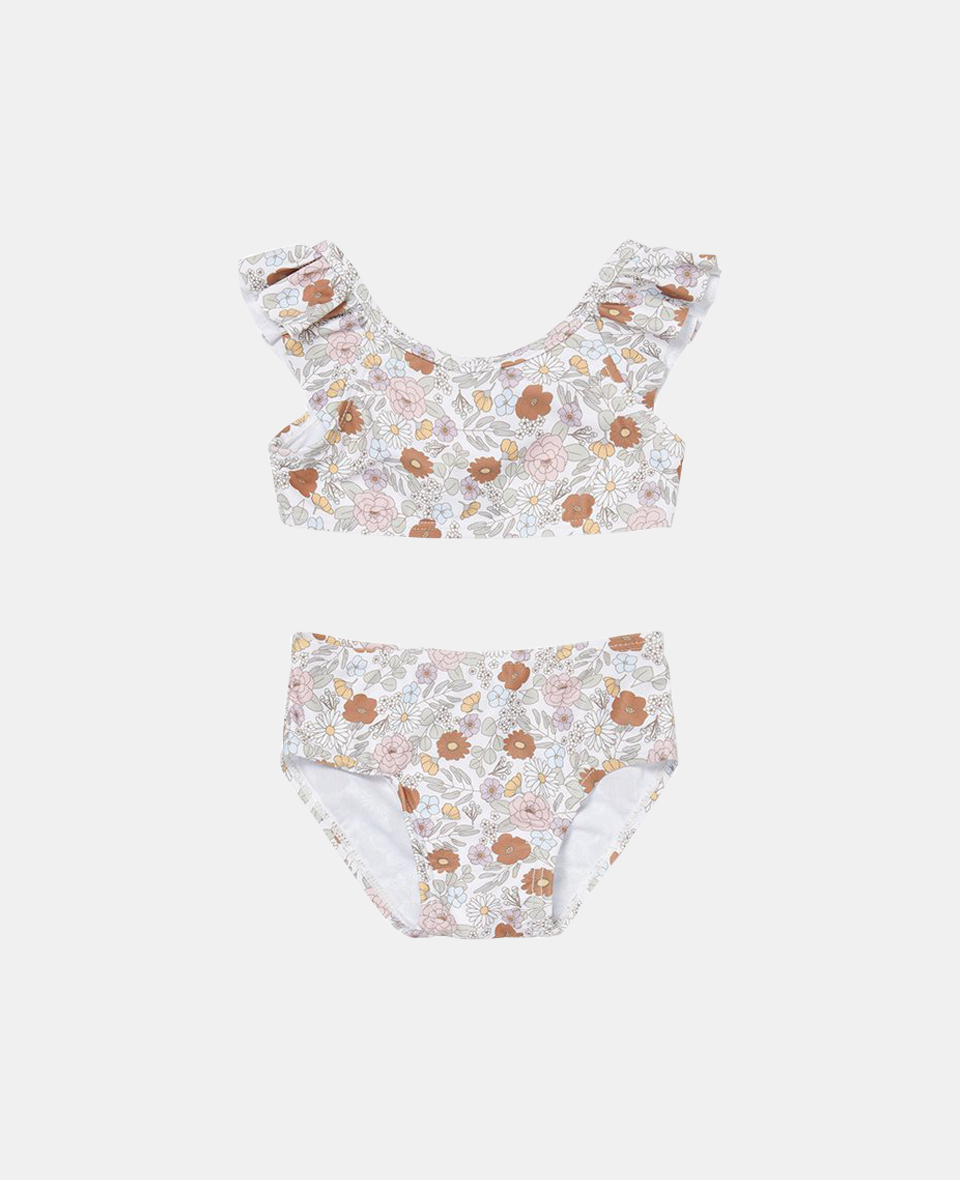 CL46403501.jpg Costum de baie cu doua piese cu protectie UV 50+ - Vintage Little Flowers - imagine 1