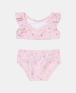 Costum de baie cu doua piese cu protectie UV 50+ - Little Pink Flowers - imagine 3