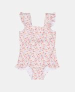 Costum de baie intreg cu protectie UV 50+ - Summer Flowers - imagine 2