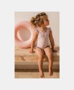 Costum de baie intreg cu protectie UV 50+ - Summer Flowers - imagine 5