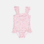 Costum de baie intreg cu protectie UV 50+ - Little Pink Flowers