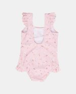 Costum de baie intreg cu protectie UV 50+ - Little Pink Flowers - imagine 3