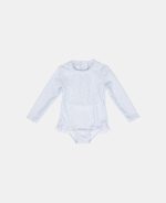 Costum de baie intreg cu maneca lunga cu protectie UV 50+ - Daisies - imagine 2