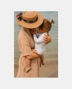 Costum de baie intreg cu maneca lunga cu protectie UV 50+ - Daisies - imagine 5