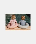 Costum de baie intreg cu maneca lunga cu protectie UV 50+ - Little Pink Flowers - imagine 7