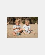 Little Dutch costum de baie întreg cu protecție UV 50+ Sailors Bay Blue 86/92 - imagine 4