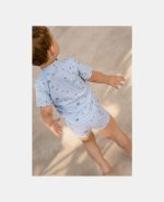 Little Dutch costum de baie întreg cu protecție UV 50+ Sailors Bay Blue 86/92 - imagine 5