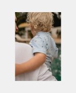 Little Dutch costum de baie întreg cu protecție UV 50+ Sailors Bay Blue 86/92 - imagine 8