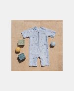 Little Dutch costum de baie întreg cu protecție UV 50+ Sailors Bay Blue 86/92 - imagine 10