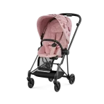 Carucior Sport Mios: Parte Sport Carucior MIOS SIMPLY FLOWERS PINK | light pink + Cadru Carucior pentru Copii Mios Chrome Brown Cybex Platinum - imagine 13
