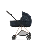 Carucior 2 in 1 Landou MIOS Lux Jewels of Nature | dark blue + Cadru Carucior pentru Copii Mios Chrome Black + Parte Sport Carucior MIOS Jewels of Nature | Dark Blue Cybex Fashion - imagine 3